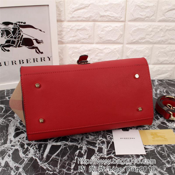 BURBERRY巴寶莉 獨家爆款 立體結構感 Canvas格紋托特包 39921  Bhq1002